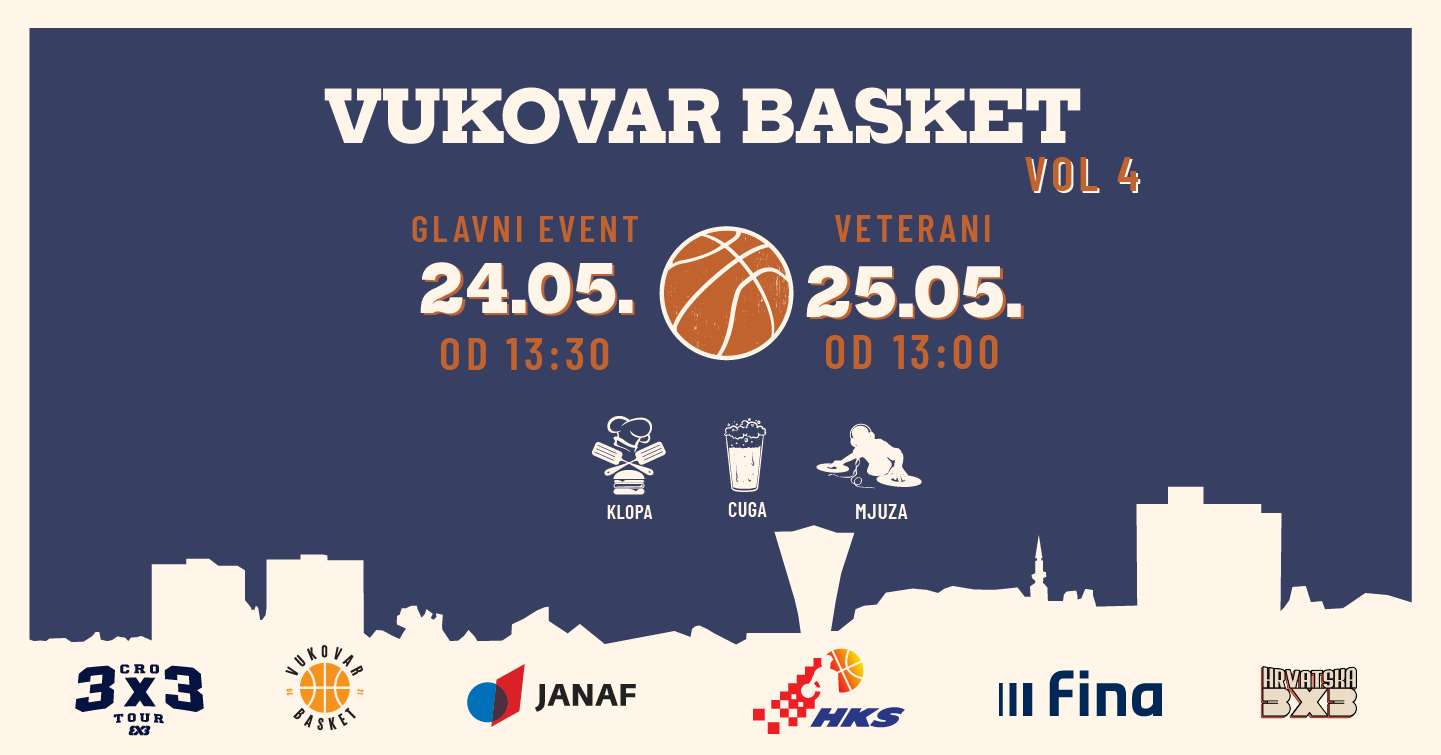 Četvrti po redu Vukovar basket turnir