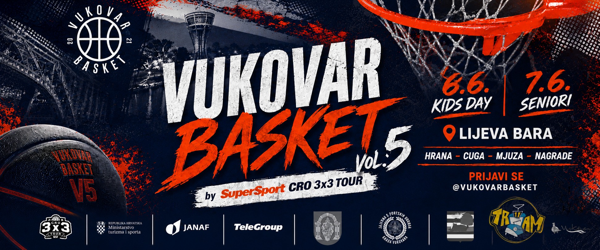 Peti po redu Vukovar basket turnir uskoro počinje